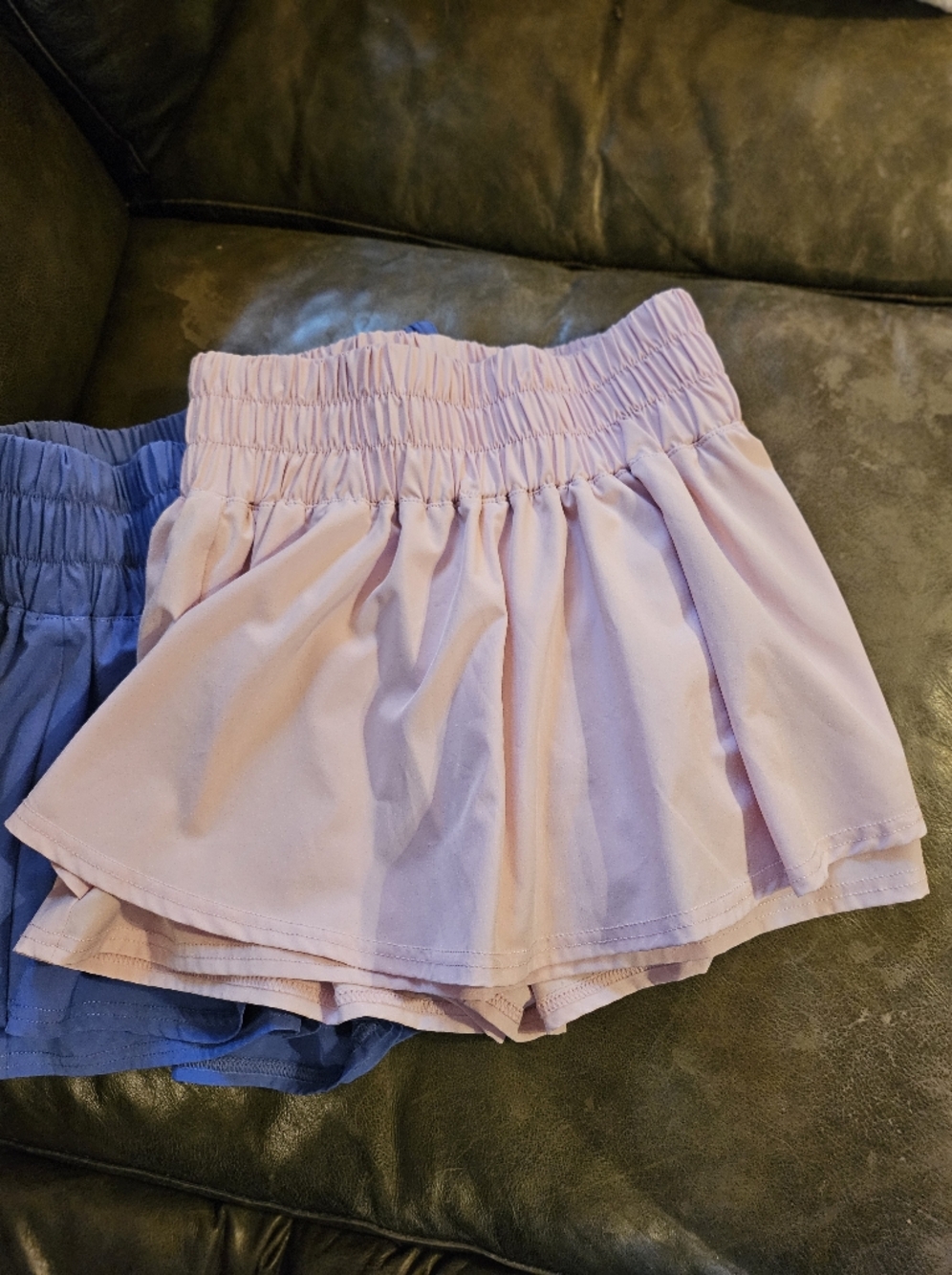 2 Women's SSCO Hybrid Performance Skorts Southern Shirt Co Small Pink & Lilac - Picture 2 of 13